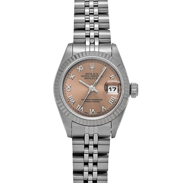 ロレックス デイトジャスト 69174 ピンク レディース 時計 【中古】【wristwatch】