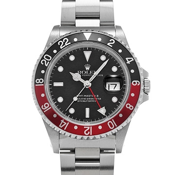 ロレックス GMTマスターII 16710 ブラック メンズ 時計 【中古】【wristwatch】