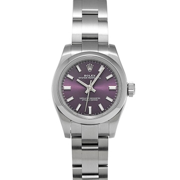 ロレックス オイスターパーペチュアル 26 176200 レッドグレープ レディース 時計 【中古】【wristwatch】