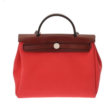 エルメス エールバッグ ジップ PM 2WAYショルダー ローズテキサス/ルージュセリエ トワルオフィシエ/ ヴァッシュハンター ユニセックス バッグ 【中古】【bag】