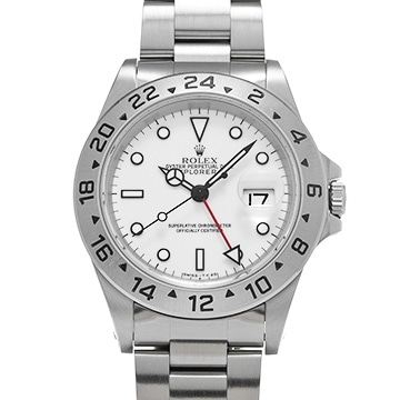 ロレックス エクスプローラーII 16570 ホワイト メンズ 時計 【中古】【wristwatch】
