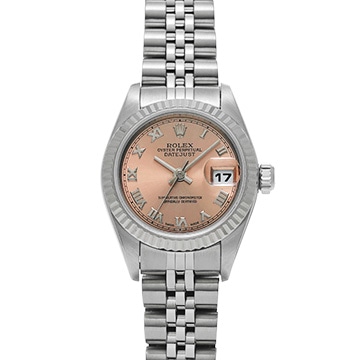 ロレックス デイトジャスト 79174 ピンク レディース 時計 【中古】【wristwatch】