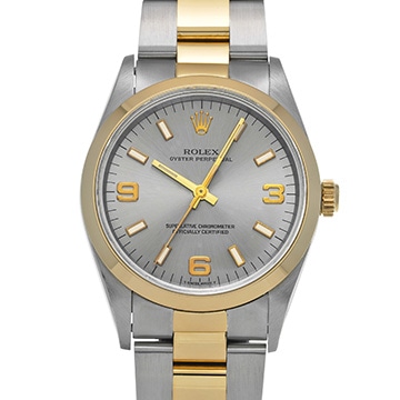 ロレックス オイスターパーペチュアル 14203 グレー メンズ 時計 【中古】【wristwatch】
