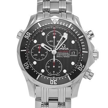 オメガ シーマスター ダイバー300 クロノグラフ 213.30.42.40.01.001 ブラック メンズ 時計 【中古】【wristwatch】
