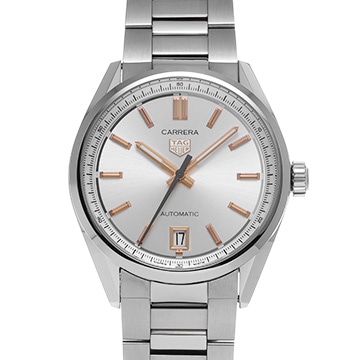 タグ ホイヤー カレラ キャリバー7 デイト WBN2310.BA0001 シルバー メンズ 時計 【中古】【wristwatch】