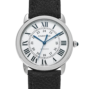 カルティエ ロンドソロ ドゥ カルティエ 36mm WSRN0021 シルバー ユニセックス 時計 【中古】【wristwatch】