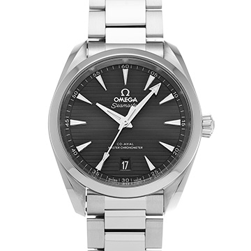 オメガ シーマスター アクアテラ コーアクシャル マスタークロノメーター 220.10.38.20.01.001 ブラック メンズ 時計 【中古】【wristwatch】