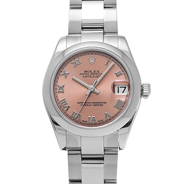 ロレックス デイトジャスト 178240 ピンク ユニセックス 時計 【中古】【wristwatch】