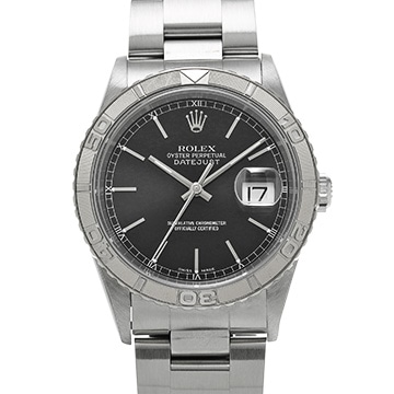 ロレックス デイトジャスト サンダーバード 16264 ブラック メンズ 時計 【中古】【wristwatch】