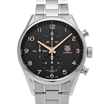 タグ ホイヤー カレラ キャリバー1887 クロノグラフ CAR2014.FC6235 ブラック メンズ 時計 【中古】【wristwatch】
