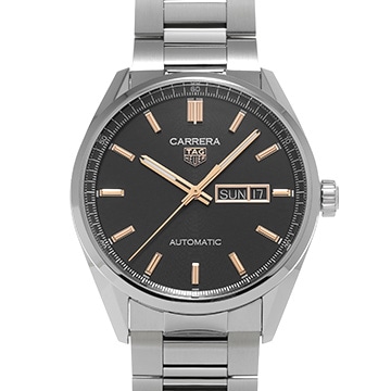 タグ ホイヤー カレラ キャリバー5 デイデイト WBN2013.BA0640 ブラック メンズ 時計 【中古】【wristwatch】