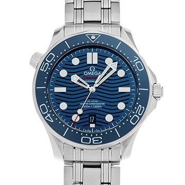 オメガ シーマスター ダイバー300 コーアクシャル マスタークロノメーター 210.30.42.20.03.001 ブルー メンズ 時計 【中古】【wristwatch】