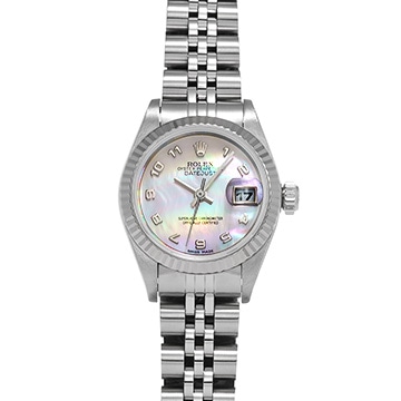 ロレックス デイトジャスト 69174NA ピンクシェル レディース 時計 【中古】【wristwatch】