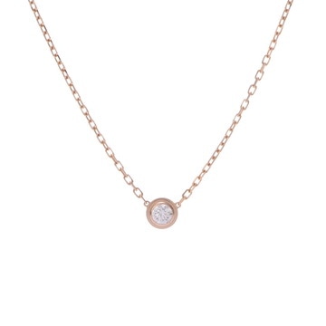 カルティエ ダムール ネックレス LM ゴールド CRB7215600 K18ピンクゴールド PG レディース ジュエリー 【中古】【jewelry】
