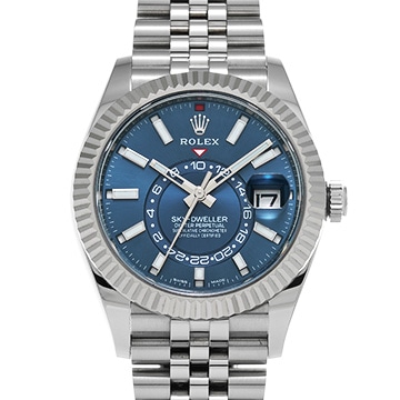 ロレックス スカイドゥエラー 326934 ブライトブルー メンズ 時計 【中古】【wristwatch】