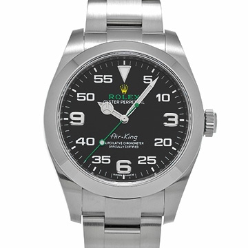 ロレックス エアキング 116900 ブラック メンズ 時計 【中古】【wristwatch】