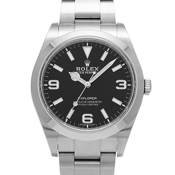 ロレックス エクスプローラー 214270 ブラック メンズ 時計 【中古】【wristwatch】