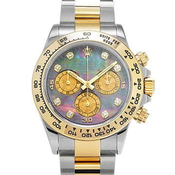 ロレックス コスモグラフ デイトナ 116503NG ブラックシェル/ダイヤモンド メンズ 時計 【中古】【wristwatch】