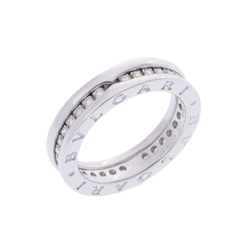 ブルガリ B.ZERO1リング XS #53 シルバー K18ホワイトゴールド WG レディース ジュエリー 【中古】【jewelry】