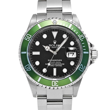 ロレックス サブマリーナ デイト 16610LV ブラック メンズ 時計 【中古】【wristwatch】