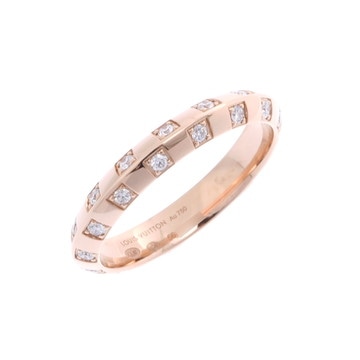 ルイ ヴィトン ダミエドゥ リング 3.5mm #56 ゴールド Q9Y54J K18ピンクゴールド PG レディース ジュエリー 【中古】【jewelry】