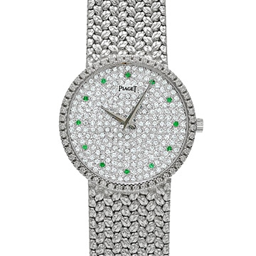 ピアジェ トラディション 9066D2 ダイヤモンド/エメラルド ユニセックス 時計 【中古】【wristwatch】