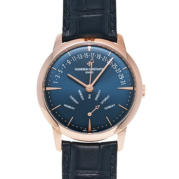 ヴァシュロン コンスタンタン パトリモニー デイデイト レトログラード 4000U/000R-B516 ブルー メンズ 時計 【中古】【wristwatch】