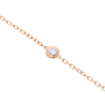 カルティエ ダムールブレスレット SM ゴールド K18ピンクゴールド PG レディース ジュエリー 【中古】【jewelry】