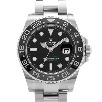 ロレックス GMTマスターII 116710LN ブラック メンズ 時計 【中古】【wristwatch】