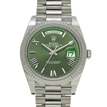 ロレックス デイデイト 40 228239 オリーブグリーン メンズ 時計 【中古】【wristwatch】