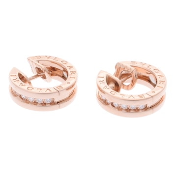 ブルガリ B.ZERO1 スモールフープ ピアス ゴールド K18ピンクゴールド PG レディース ジュエリー 【中古】【jewelry】