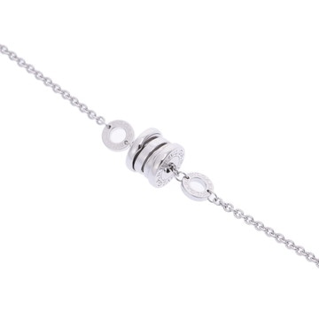 ブルガリ B.ZERO1エレメントブレスレット シルバー K18ホワイトゴールド WG レディース ジュエリー 【中古】【jewelry】