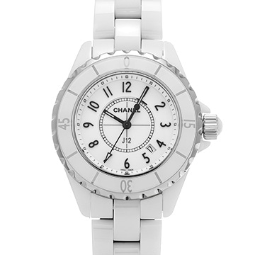 シャネル J12 33MM H0968 ホワイト レディース 時計 【中古】【wristwatch】