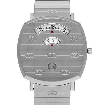 グッチ グリップ YA157410 シルバー メンズ 時計 【中古】【wristwatch】