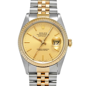 ロレックス デイトジャスト 16233 シャンパン メンズ 時計 【中古】【wristwatch】