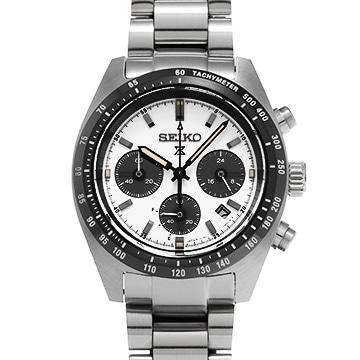 セイコー プロスペックス スピードタイマー SBDL085 ホワイト/ブラック メンズ 時計 【中古】【wristwatch】