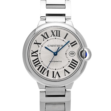カルティエ バロンブルー W69012Z4 シルバー メンズ 時計 【中古】【wristwatch】