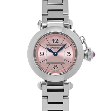 カルティエ ミスパシャ W3140008 ピンク レディース 時計 【中古】【wristwatch】