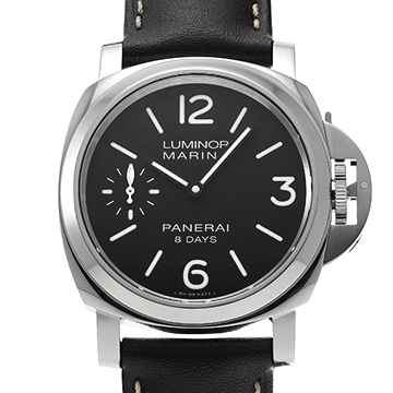 パネライ ルミノールマリーナ 8デイズ PAM00510 ブラック メンズ 時計 【中古】【wristwatch】
