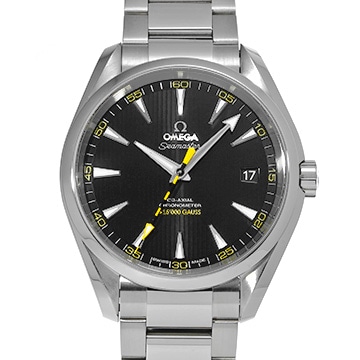 オメガ シーマスター アクアテラ コーアクシャル 15,000ガウス 231.10.42.21.01.002 ブラック メンズ 時計 【中古】【wristwatch】