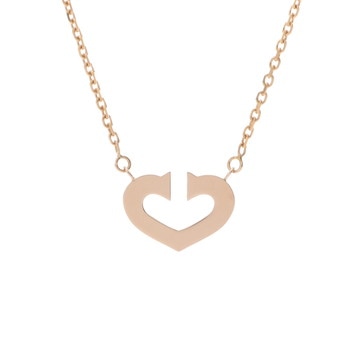 カルティエ Cハート ネックレス ゴールド K18イエローゴールド YG レディース ジュエリー 【中古】【jewelry】
