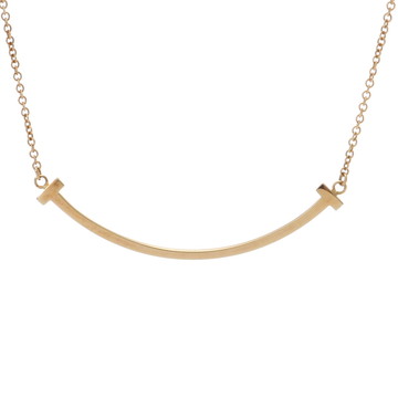 ティファニー Tスマイル ネックレス スモール ゴールド K18イエローゴールド YG レディース ジュエリー 【中古】【jewelry】