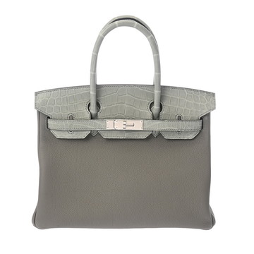 エルメス バーキン 30 タッチ グリシマン/グリメイヤー ニロティカスマット/トゴ レディース バッグ 【中古】【bag】