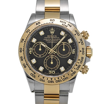 ロレックス コスモグラフ デイトナ 116503G ブラック/ダイヤモンド メンズ 時計 【中古】【wristwatch】