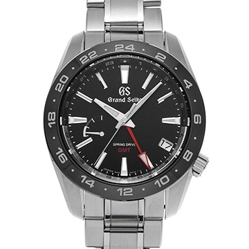 グランドセイコー スポーツコレクション スプリングドライブ GMT SBGE253 ブラック メンズ 時計 【中古】【wristwatch】
