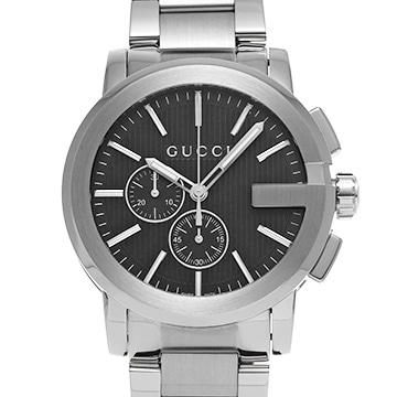 グッチ Gクロノ YA101204 ブラック メンズ 時計 【中古】【wristwatch】