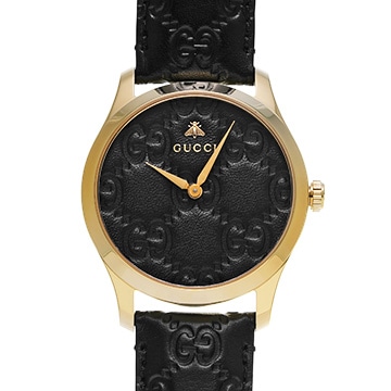 グッチ Gタイムレス YA1264034 ブラック ユニセックス 時計 【中古】【wristwatch】