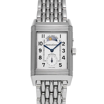 ジャガー ルクルト レベルソデュオ ナイトアンドデイ QA272801 シルバー/グレー メンズ 時計 【中古】【wristwatch】