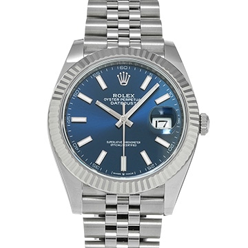 ロレックス デイトジャスト 41 126334 ブライトブルー メンズ 時計 【新品】【wristwatch】