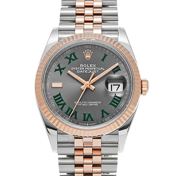 ロレックス デイトジャスト 36 126231 スレートグレー メンズ 時計 【中古】【wristwatch】